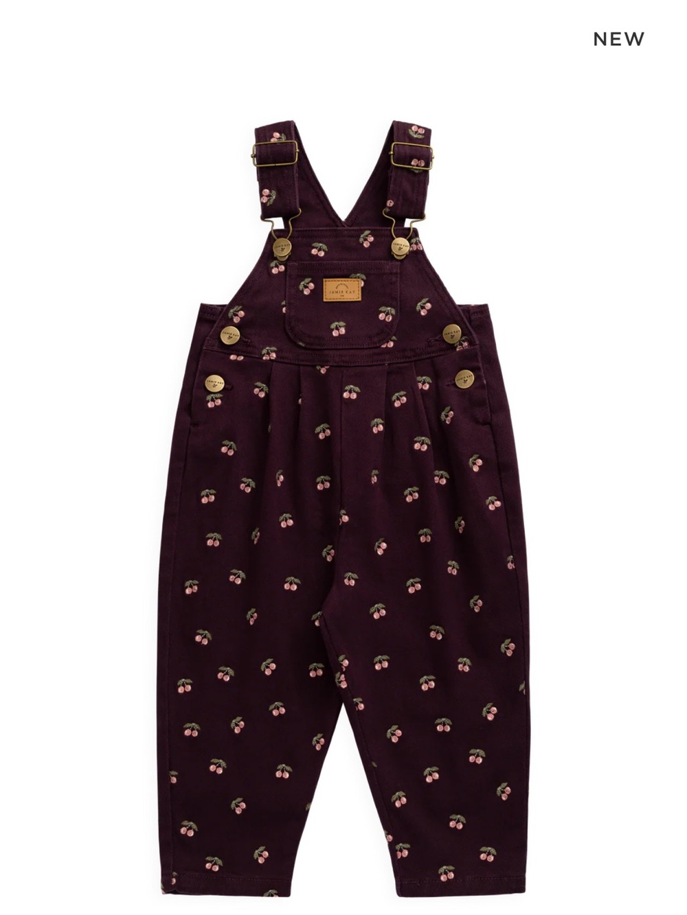 Girl’s Jamie Kay Blair Overall - Cherry Fig